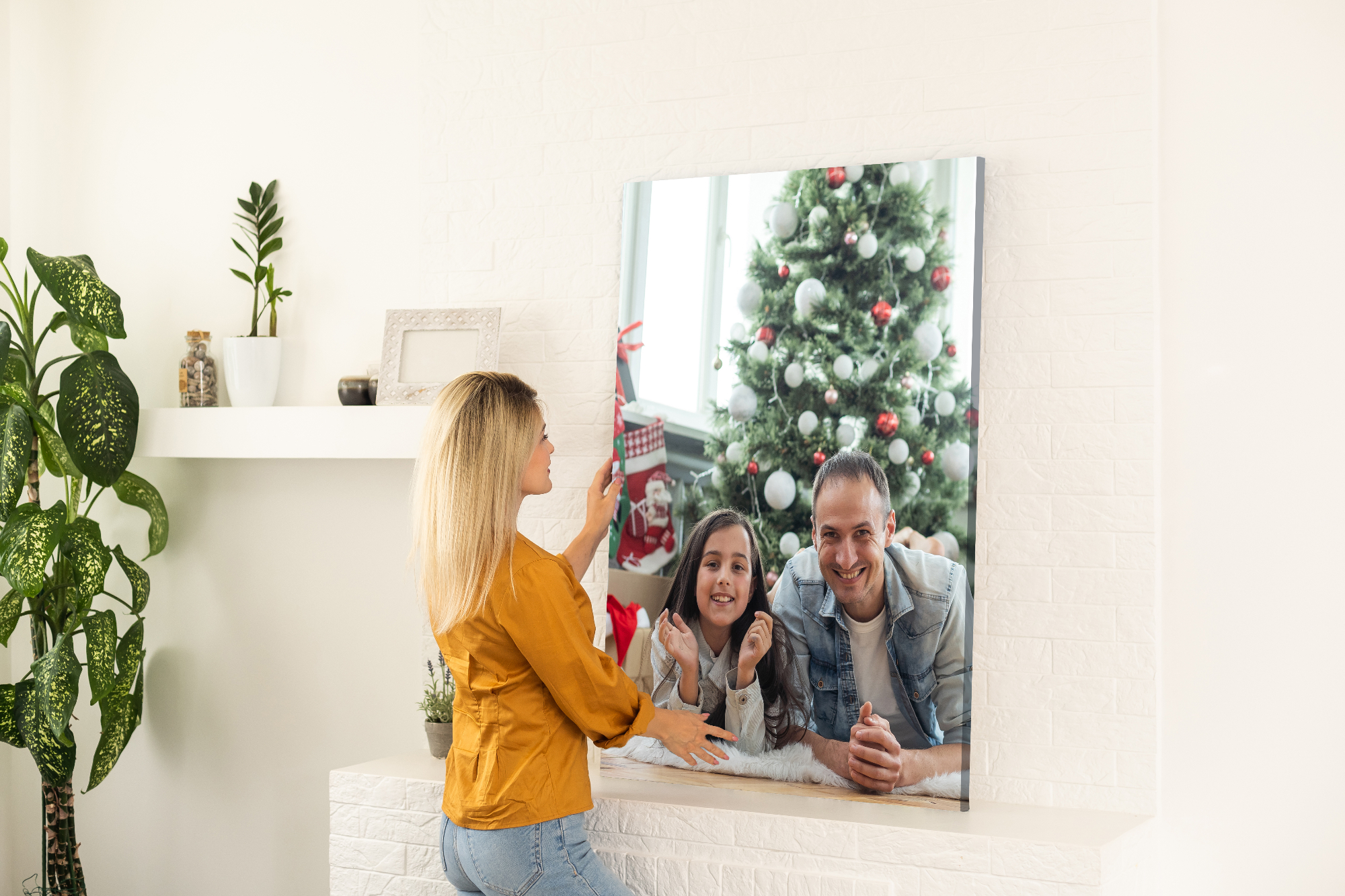 Fotografija na platnu je bila odlično darilo